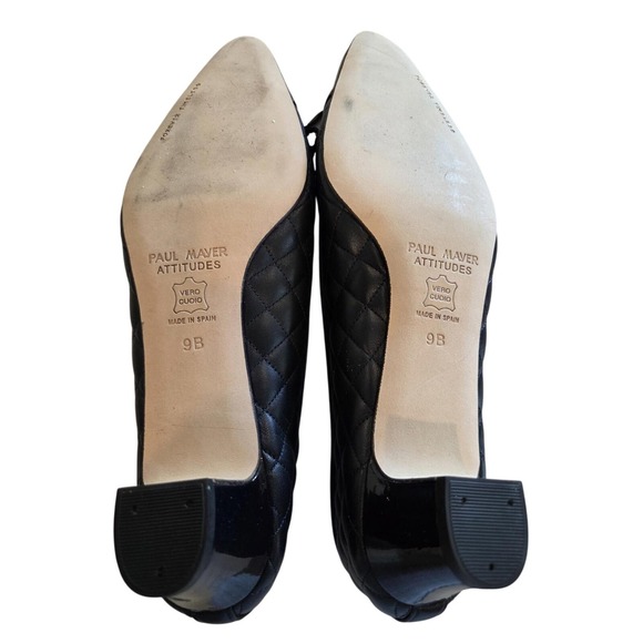 Paul Mayer Attitudes Quilted Titou‎ Block Heel - Size 9 NIB (New) - Picture 7 of 7